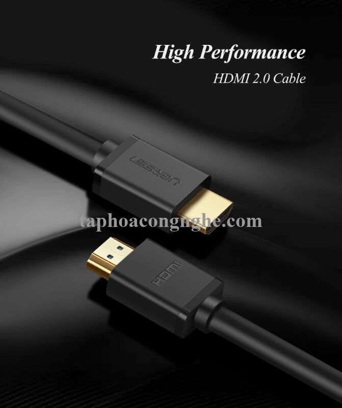 Ugreen 40592 50M màu Đen Cáp tín hiệu HDMI chuẩn 1.4 hỗ trợ phân giải 4K * 2K HD104 30040592
